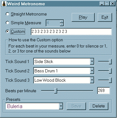  Flamenco metronomes